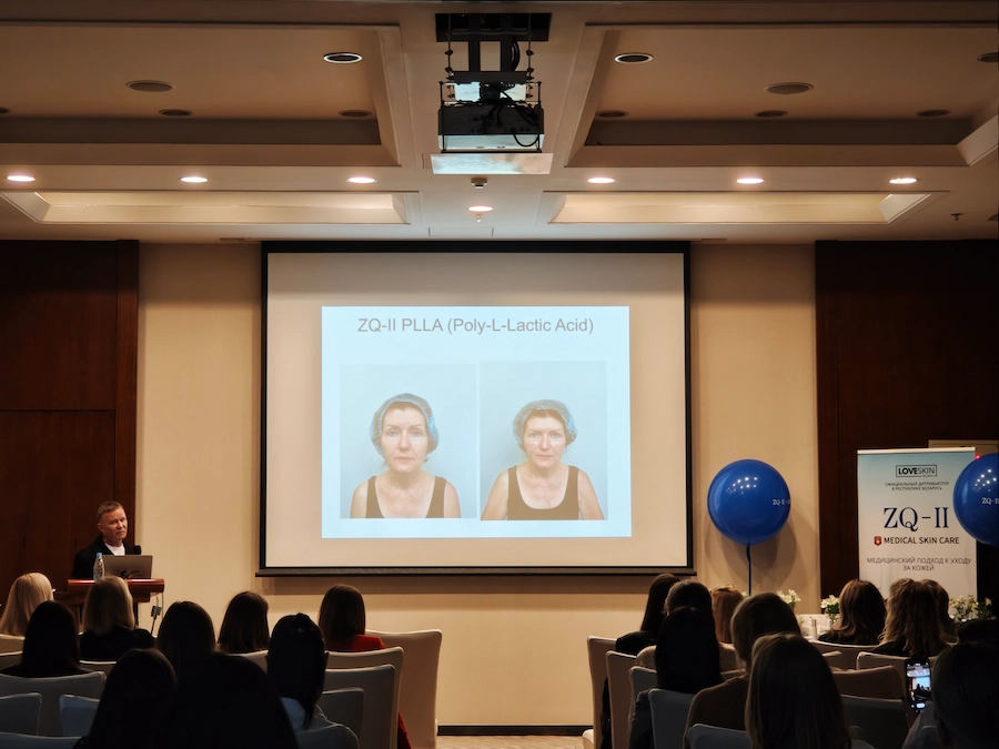 Dr. Yuri during the ZQ-II × LOVESKIN professional exchange