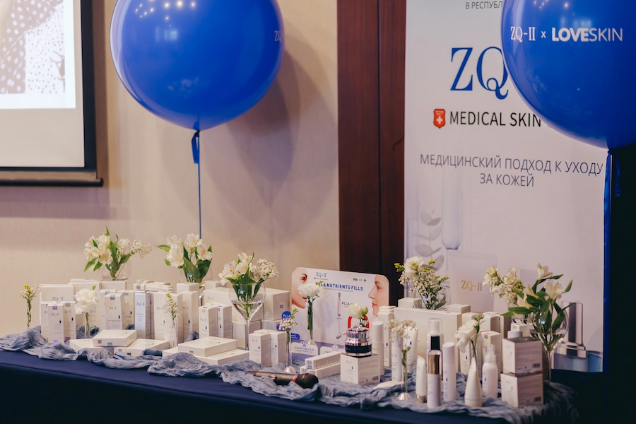 ZQ-II product display during the LOVESKIN professional exchange